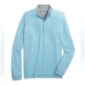 Johnnie-O Permafrost Blue Freeborne Quarter-Zip Pullover JMKO3620S Light Golf